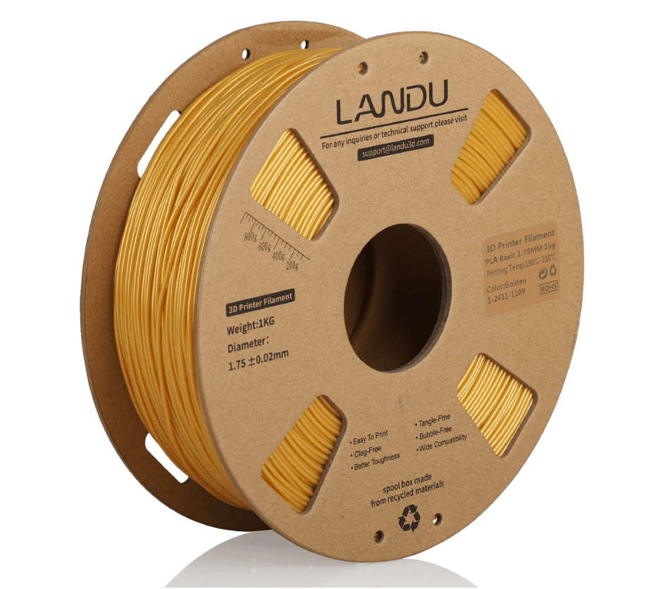 Landau ABS 1.75mm 1kg — Gold in Gold