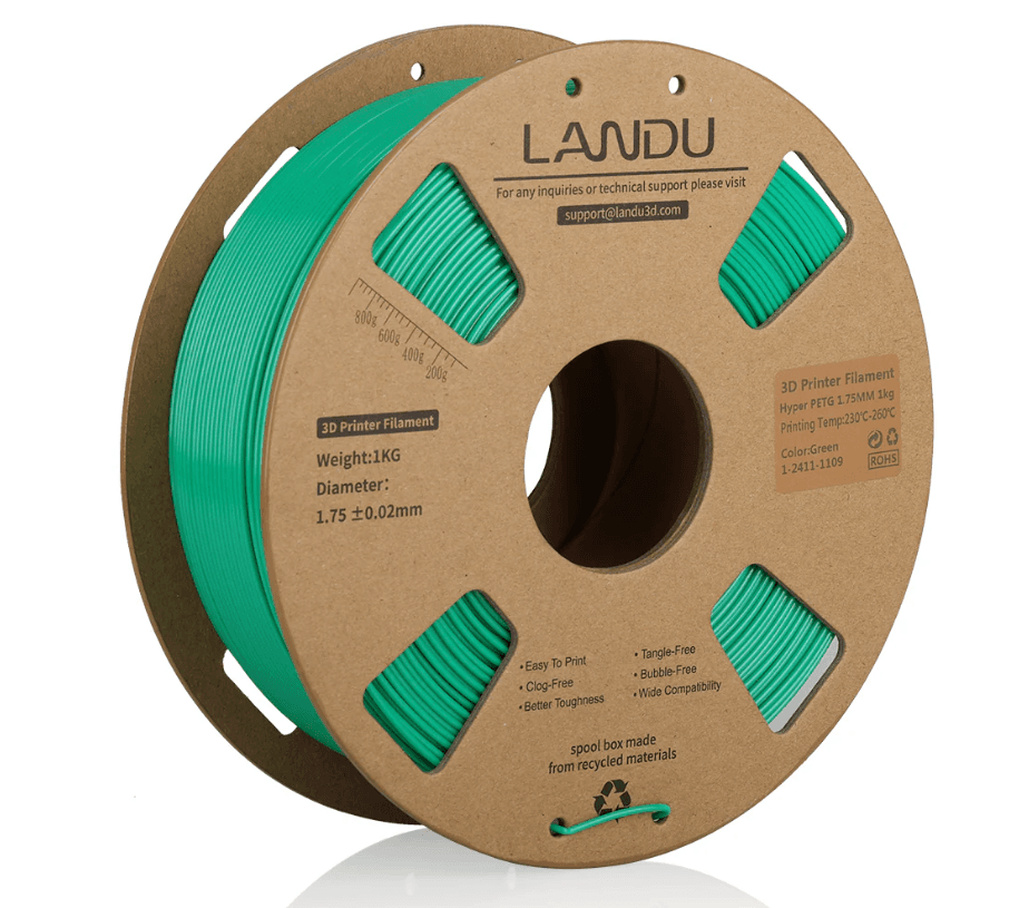Landau PLA 1.75mm 1kg in Green